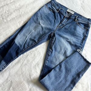PacSun Patchwork High Rise Ankle Jeggings Women's Size 27